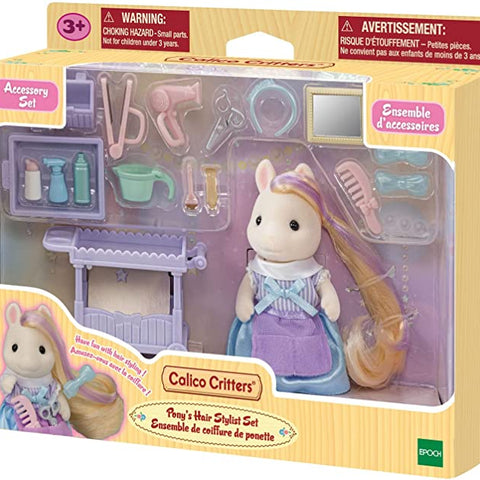 CALICO CRITTERS #CC1972 Pony's Hair Stylist NEW!