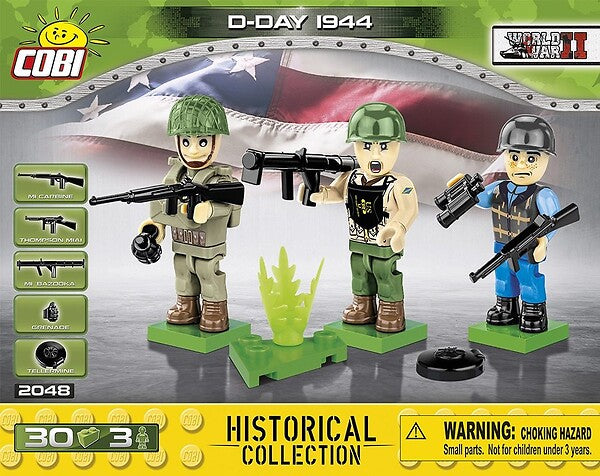 COBI TOYS #2048 WWII US Army D-Day NEW!