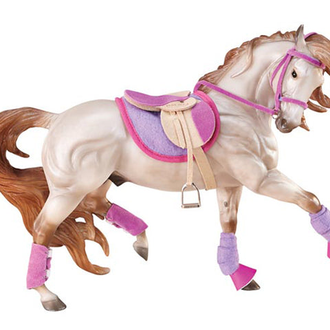 Breyer Traditional #2050 English Riding Saddle Set Horse NOT Included Hot colors -New-Factory Sealed