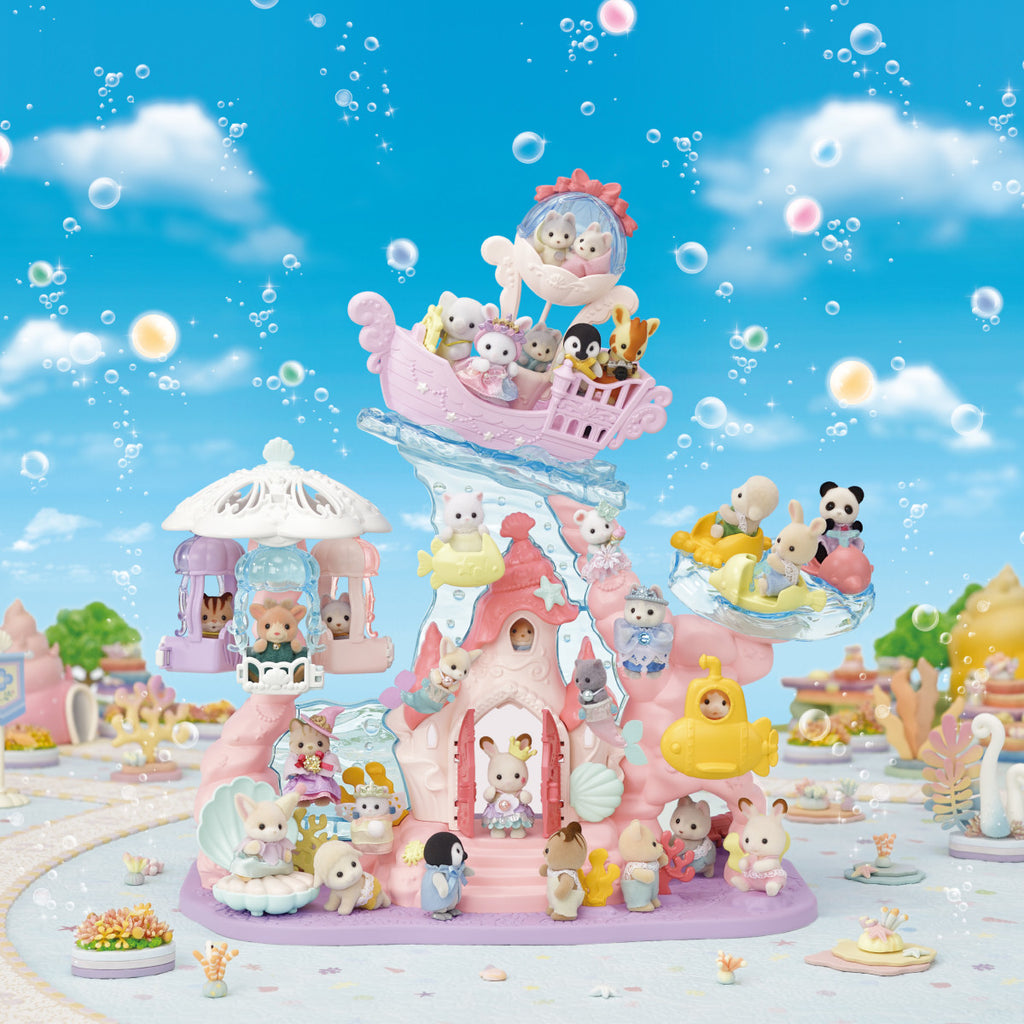 CALICO CRITTERS #CC2073 Baby Mermaid Castle NEW!