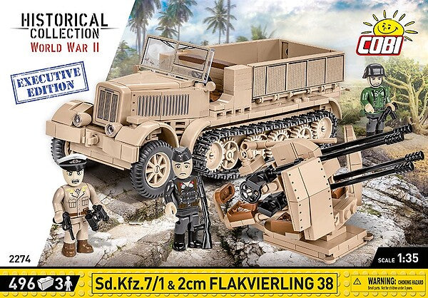 COBI TOYS#2274 WWII Sd.Kfz.7 Half-Track - Executive Edition Toy NEW!