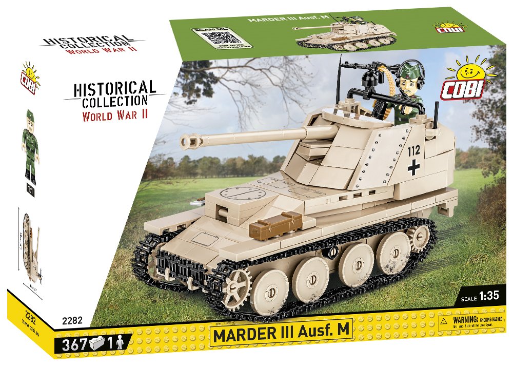 COBI TOYS #2282 Marder III Ausf. M Tank WWII NEW!