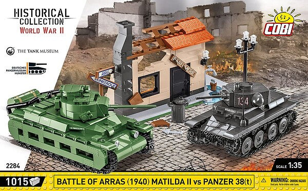 COBI TOYS #2284 Battle of Arras 1940 Matilda II vs Panzer 38(t) WWII NEW!