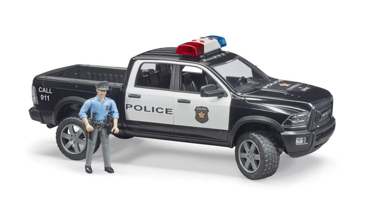 Bruder #02505 RAM 2500 Police with Policeman- New Factory Sealed!