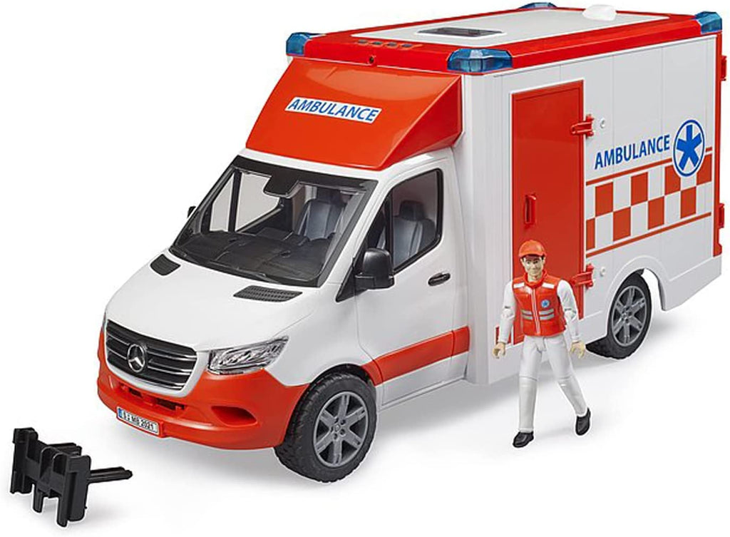 BRUDER #02676 MB Sprinter Ambulance w/ Driver NEW!