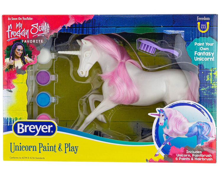 Breyer #4236 Freedom Series Unicorn Paint and Play NEW!