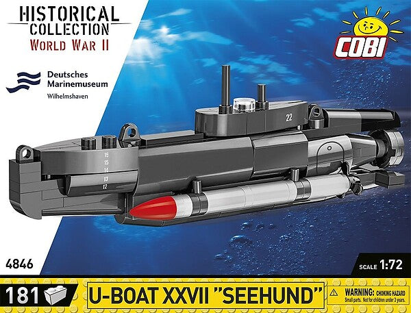 COBI TOYS #4846 U-Boat XXVII Seehund WWII Submarine NEW!