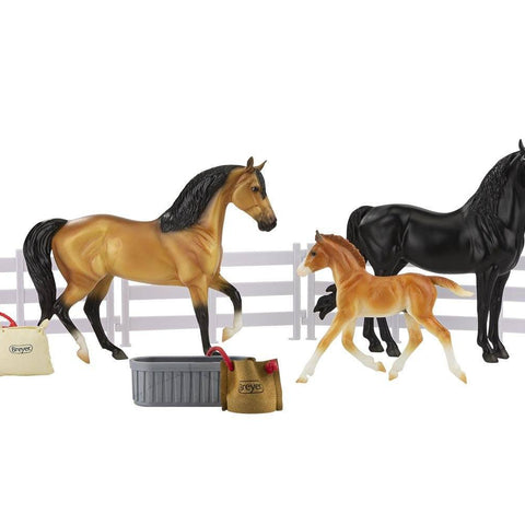 Breyer Freedom Series #5490 Spanish Mustang Family- New Factory Sealed!