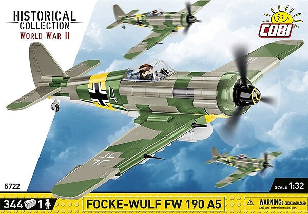 COBI TOYS #5722 WWII Wulf Fw 190 A5 Plane NEW!