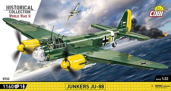 COBI TOYS #5733 Junkers Ju 88 Plane NEW!