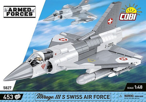 COBI TOYS #5827 Mirage IIIS Swiss Air Force Plane NEW!