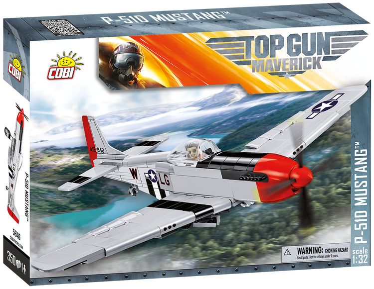 COBI #5846 Top Gun P-51D Mustang Fighter, Version 2 NEW!