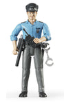 Bruder #60050 Policeman with Light Skin and Accessories - New Factory Sealed