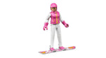 Bruder #60420 Snowboarder Woman with Accessories - New Factory Sealed