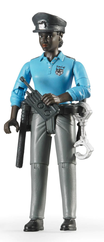 BRUDER TOYS #60431 Dark Skinned Policewoman NEW!