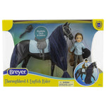 Breyer #61145 Jet and English Rider Charlotte Freedom Series NEW!