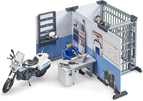 Bruder #62732 Bworld Set Police Station NEW!