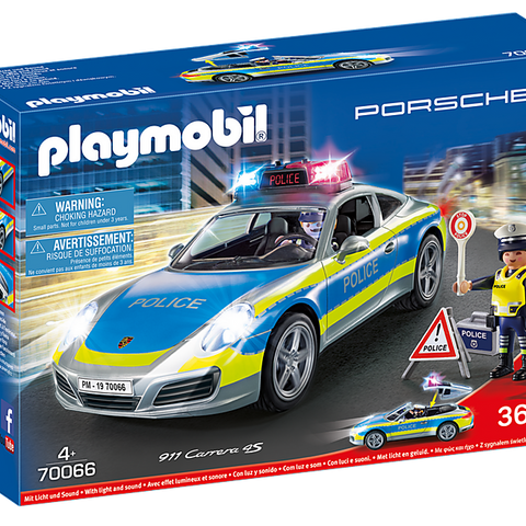 PLAYMOBIL #70066 Porsche 911 Carrera Police New!