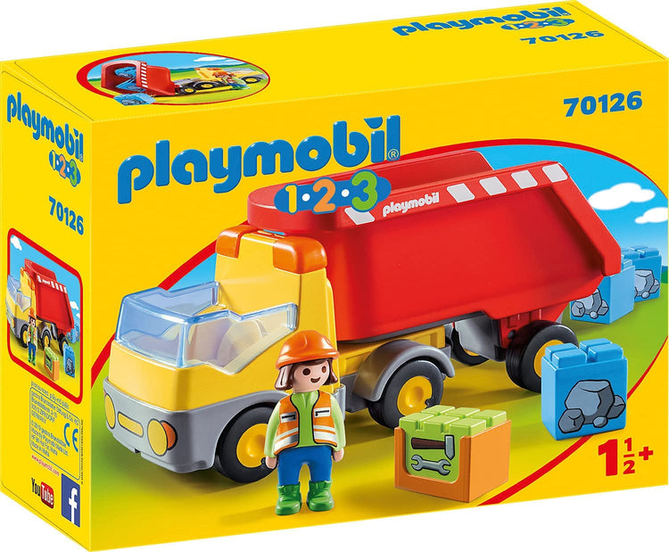 PLAYMOBIL #70126 1.2.3 Dump Truck NEW!