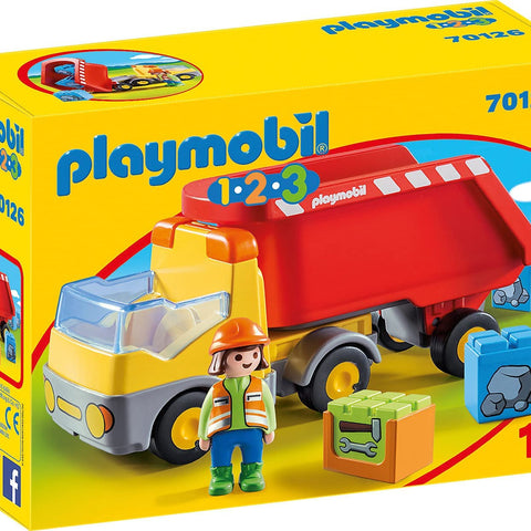 PLAYMOBIL #70126 1.2.3 Dump Truck NEW!