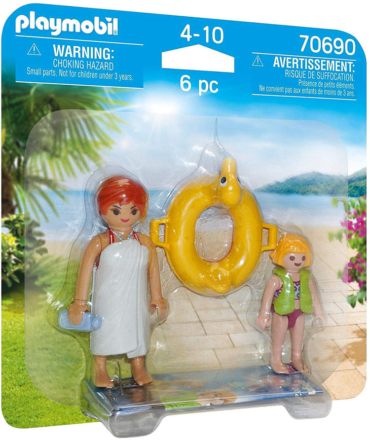 PLAYMOBIL #70690 DuoPack Water Park Swimmers NEW!