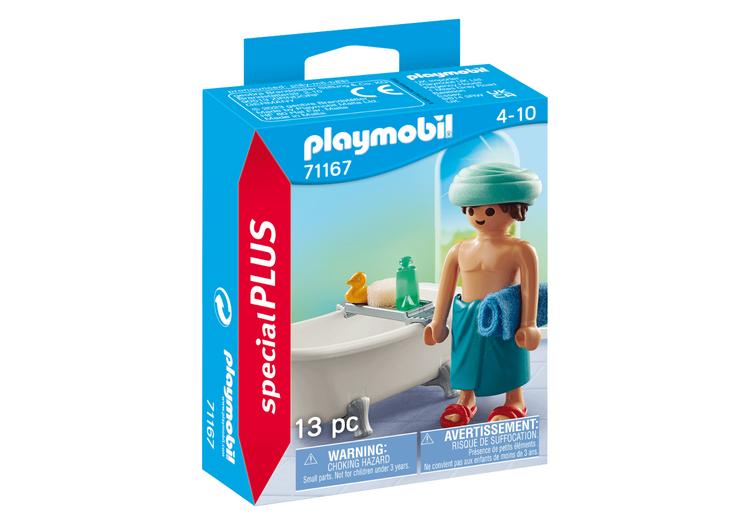 PLAYMOBIL Special #71167 Man w/ Bathtub NEW!