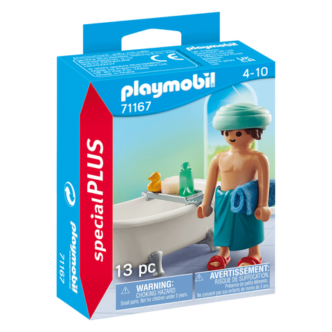 PLAYMOBIL Special #71167 Man w/ Bathtub NEW!