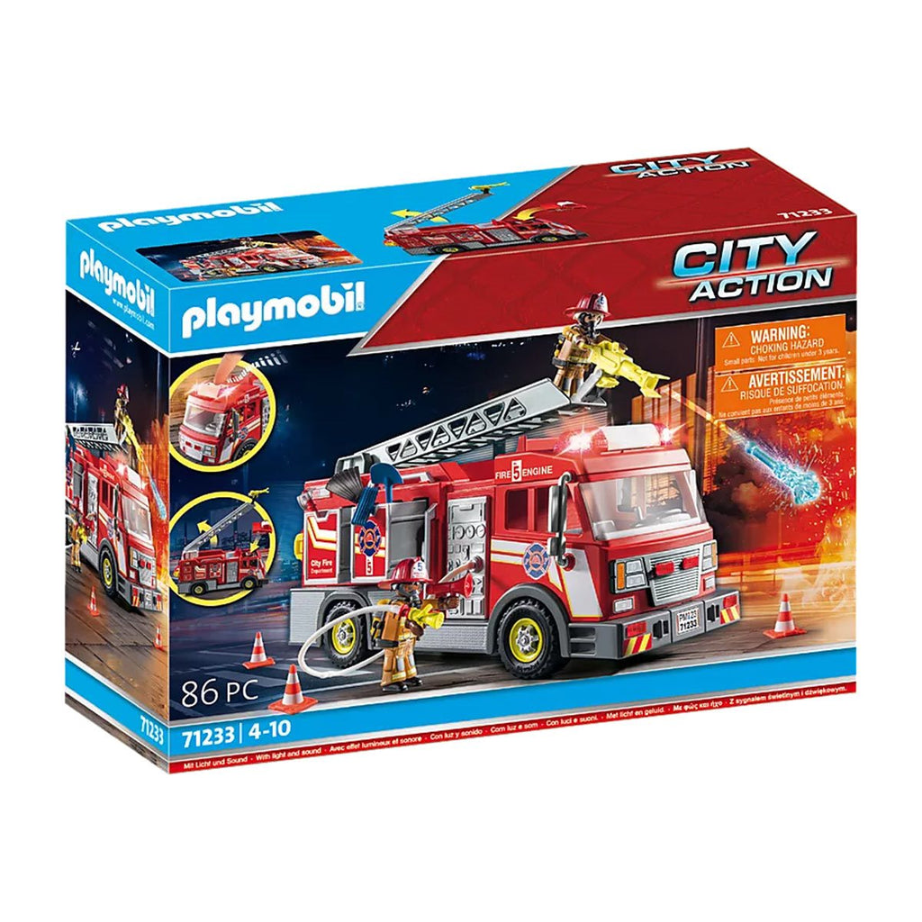 PLAYMOBIL #71233 Fire Truck NEW!