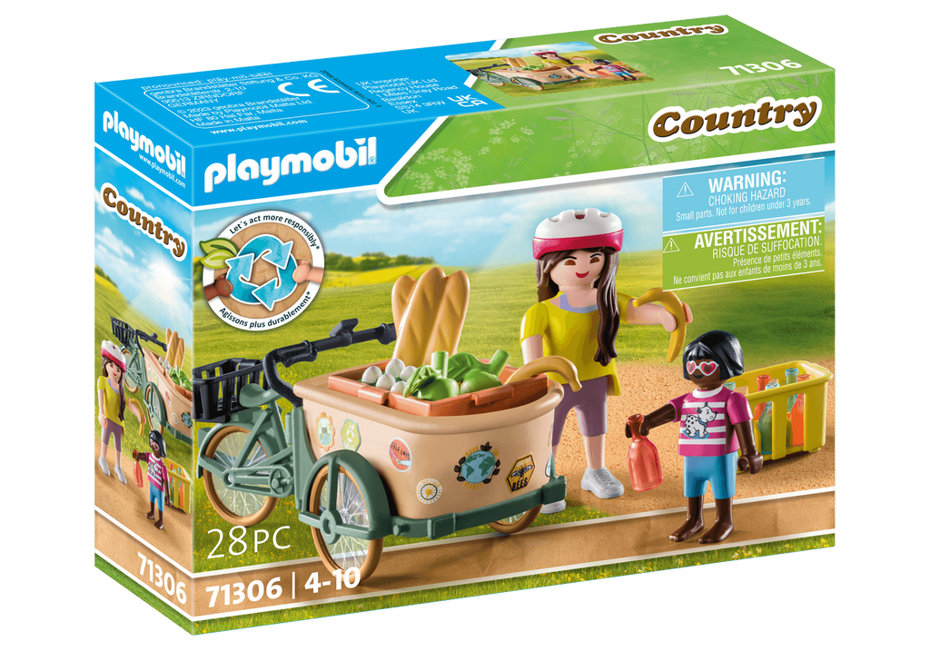 PLAYMOBIL #71306 Farmer's Cargo Bike NEW!