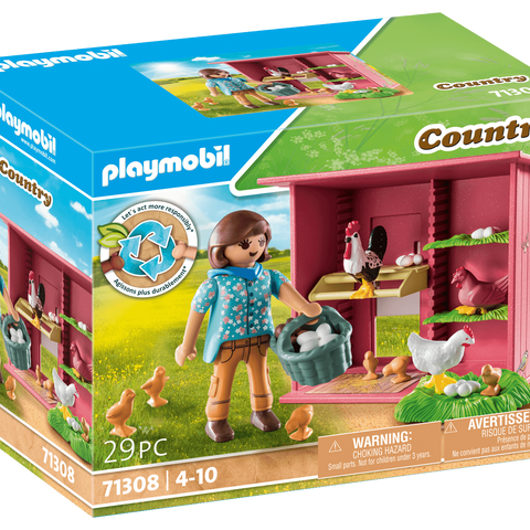 PLAYMOBIL #71308 Farm Hen House NEW!