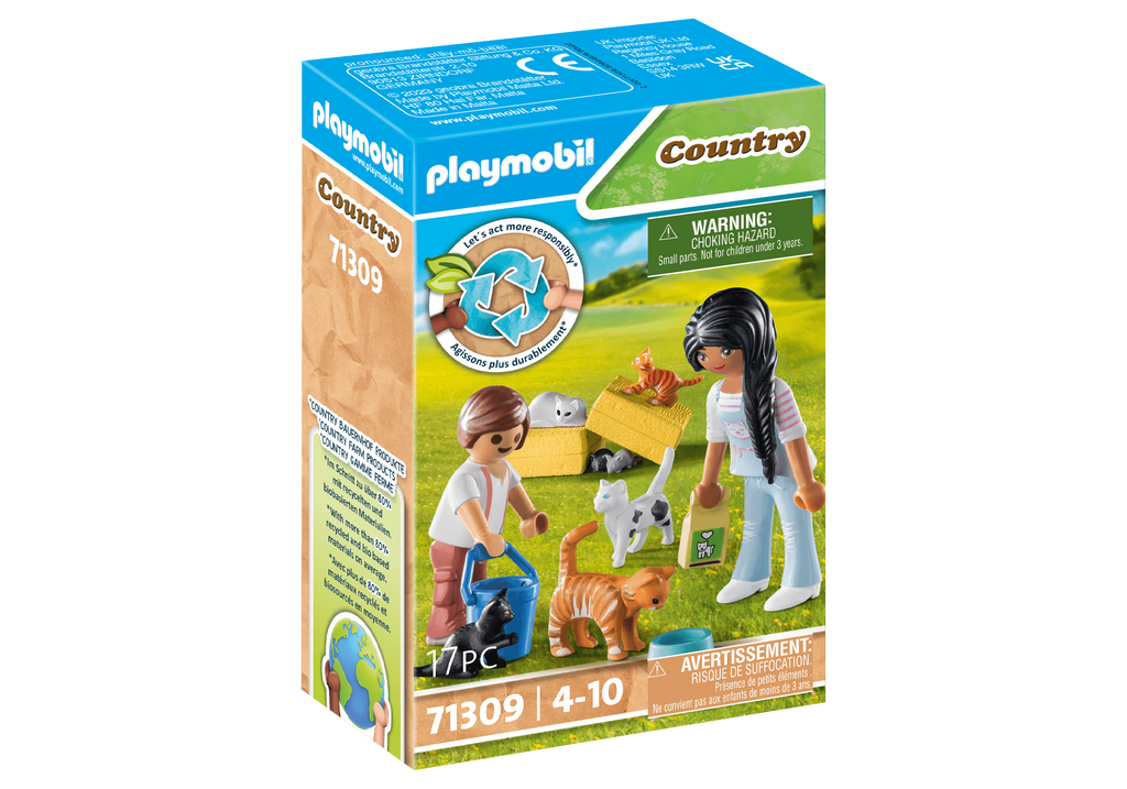 PLAYMOBIL #71309 Cat Family NEW!