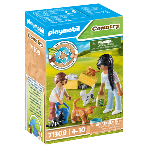 PLAYMOBIL #71309 Cat Family NEW!