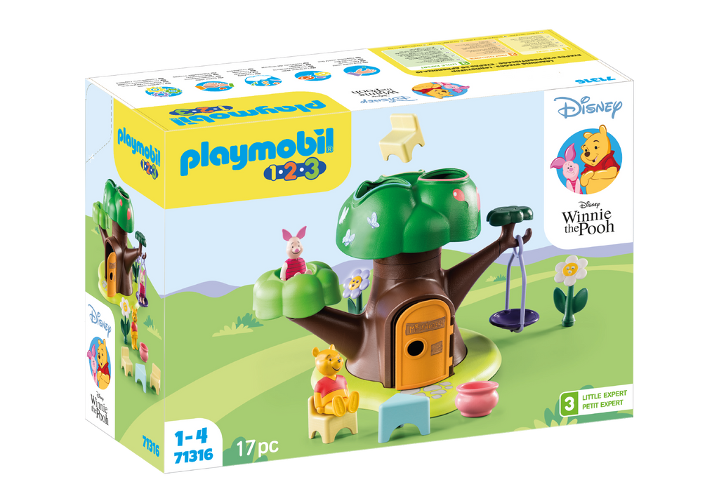 PLAYMOBIL #71316 1.2.3 & Disney: Winnie's & Piglet's Tree House NEW!