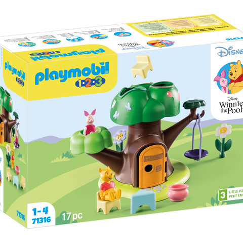 PLAYMOBIL #71316 1.2.3 & Disney: Winnie's & Piglet's Tree House NEW!