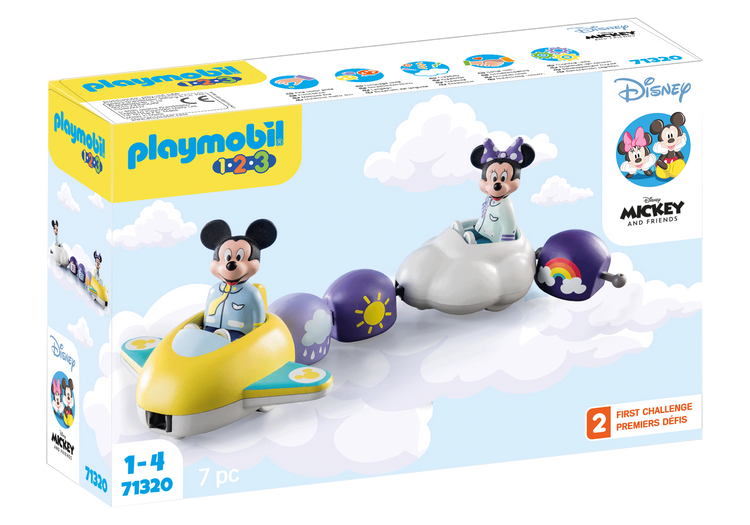 PLAYMOBIL #71320 1.2.3 & Disney: Mickey's & Minnie's Cloud Ride NEW!