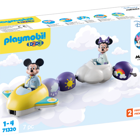 PLAYMOBIL #71320 1.2.3 & Disney: Mickey's & Minnie's Cloud Ride NEW!