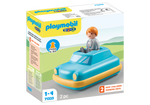 PLAYMOBIL #71323 1.2.3 Push & Go Car NEW!