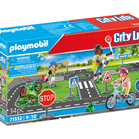 PLAYMOBIL #71332 School Traffic Education NEW!