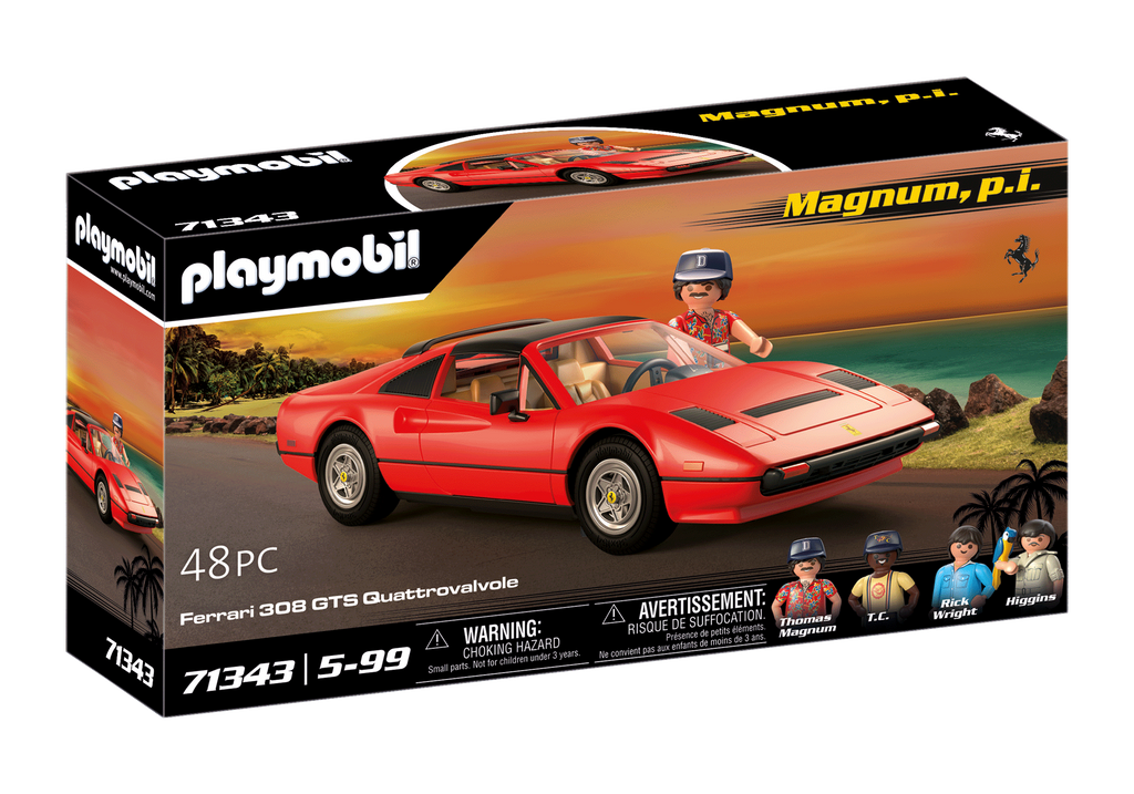 PLAYMOBIL #71343 Magnum, p.i. Ferrari 308 GTS Quattrovalvole NEW!