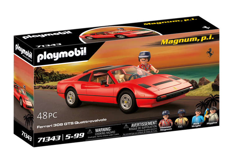 PLAYMOBIL #71343 Magnum, p.i. Ferrari 308 GTS Quattrovalvole NEW!