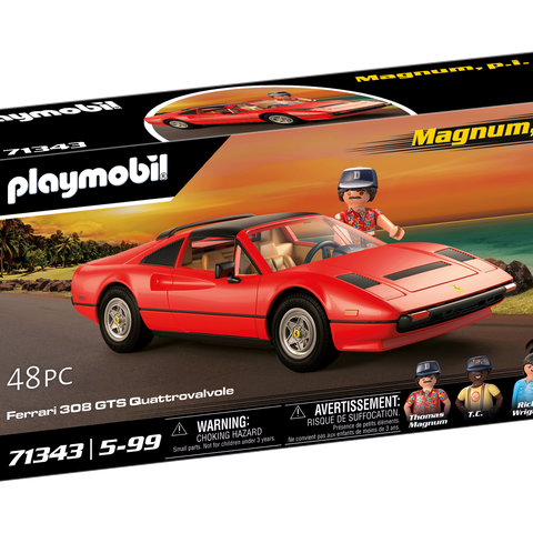 PLAYMOBIL #71343 Magnum, p.i. Ferrari 308 GTS Quattrovalvole NEW!