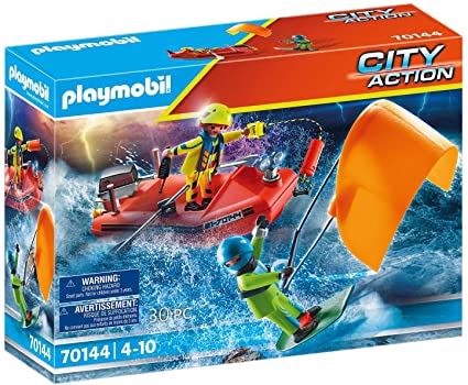 Playmobil #70144 Kite Surfer Rescue with Speedboat NEW!