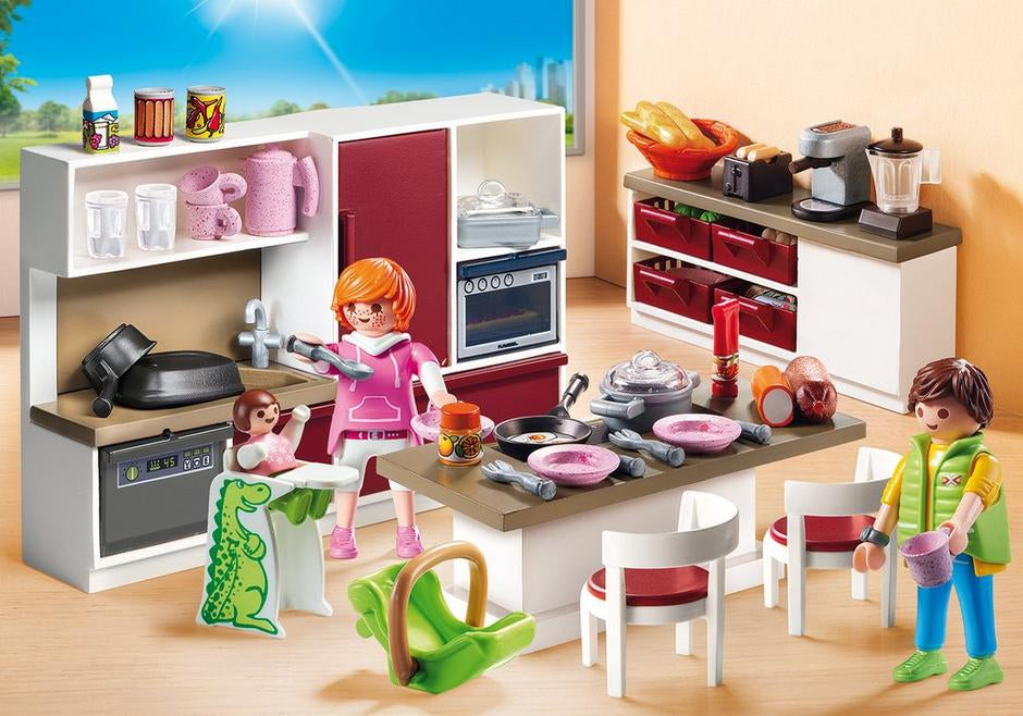 Playmobil #9269 Kitchen for Modern House - New Factory Sealed