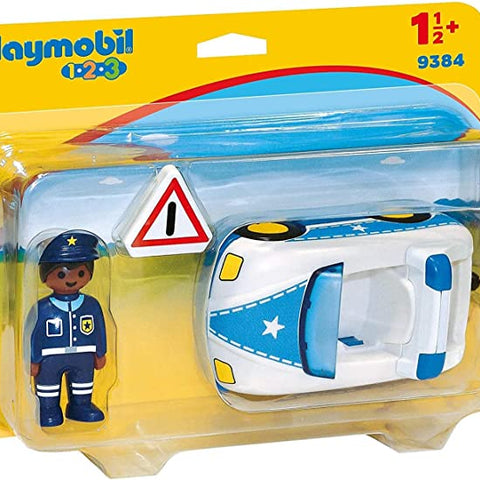 PLAYMOBIL 1.2.3 #9384 Police Car NEW!