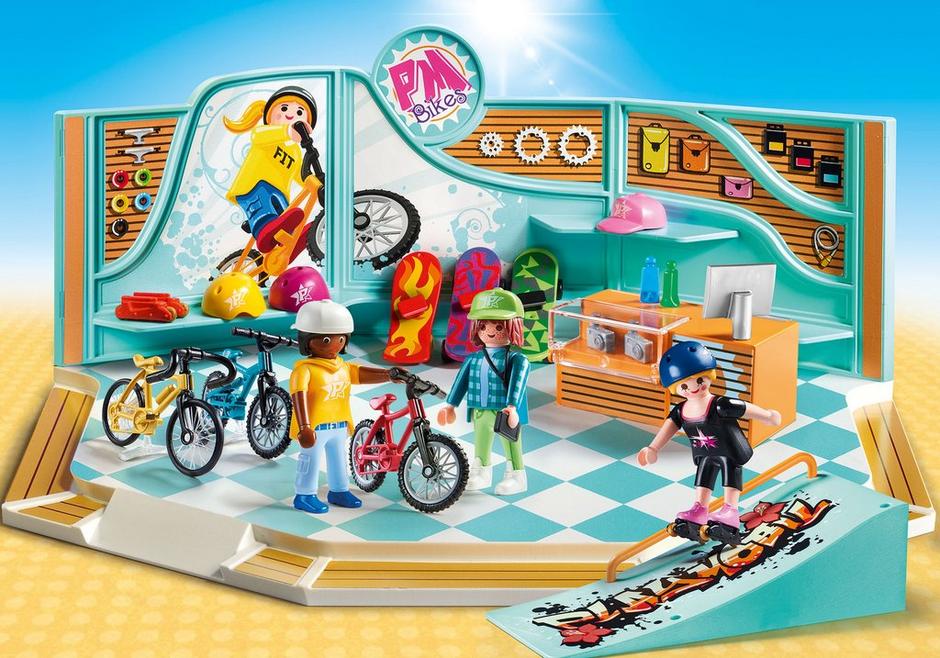 Playmobil #9402 Bike and Skate Shop - New Factory Sealed