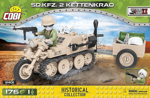 COBI TOYS #2401 Sd.Kfz.2 Kettenkrad- New Factory Sealed!