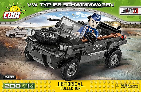 COBI TOYS #2403 VW Type 166 Schwimmwagen- New Factory Sealed!