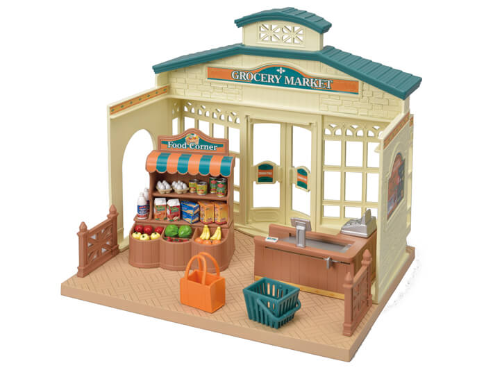 CALICO CRITTERS #CC1788 Grocery Market Stand - New Factory Seale