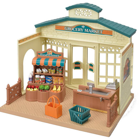 CALICO CRITTERS #CC1788 Grocery Market Stand - New Factory Seale