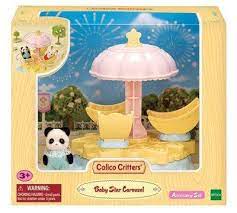 Calico Critters #1916 Baby Star Carousel NEW!